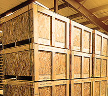 wooden packaging solution